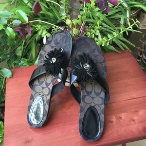 Coach Sandals “ Flip- flap”👡🔛🎶⚫️🔝